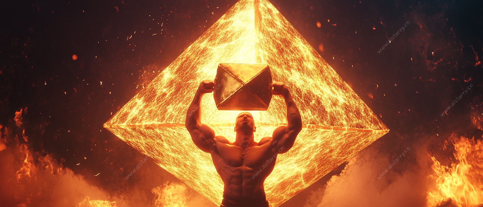 大力神举神秘发光晶体