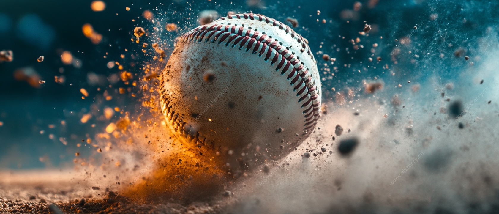 高速运动的棒球