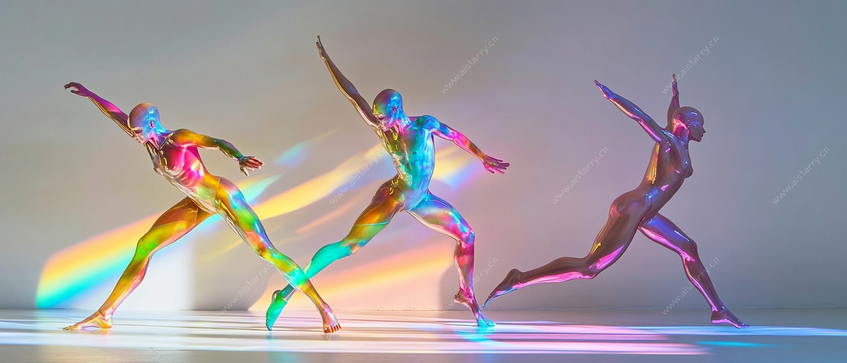 光影舞者炫彩动态瞬间