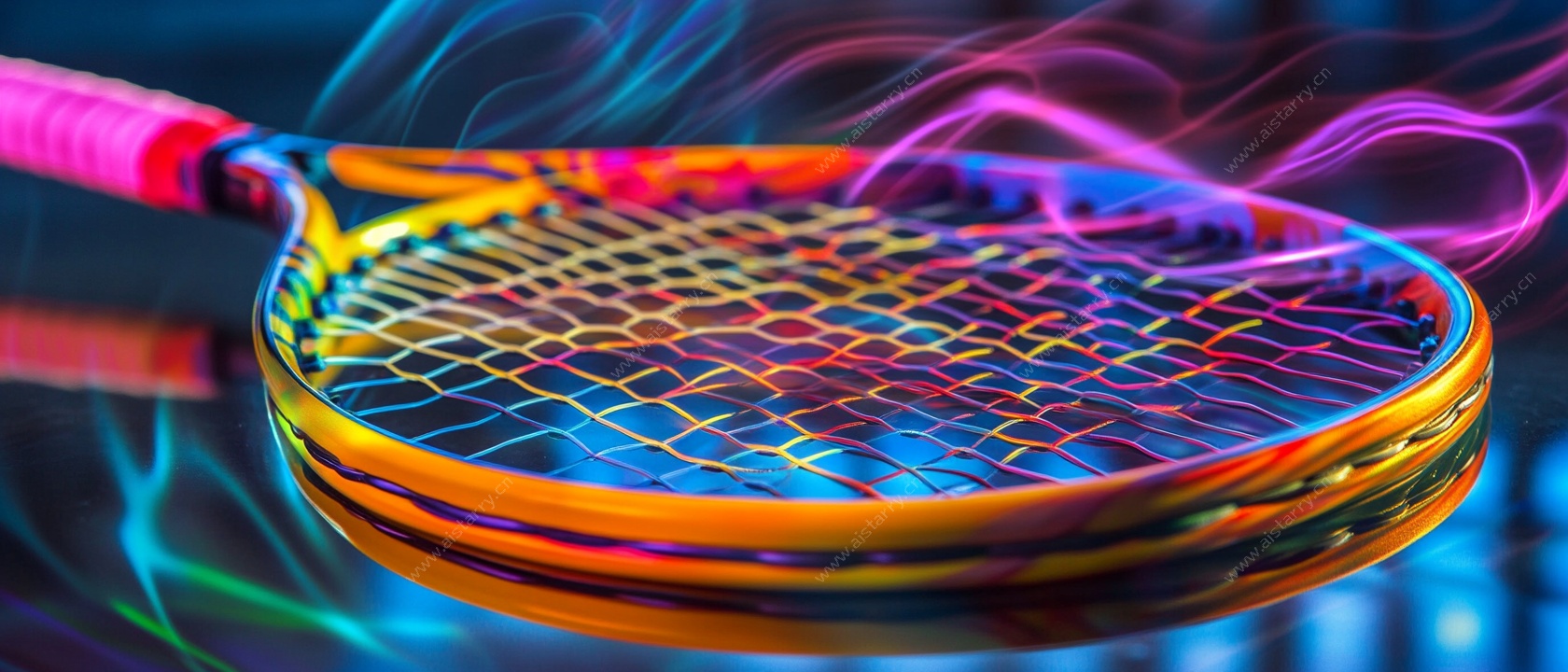 炫彩动感羽毛球拍