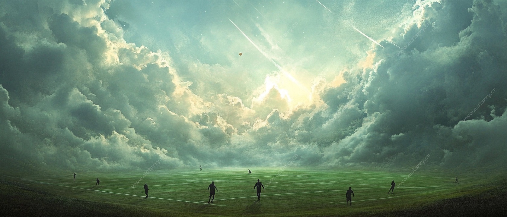 梦幻草原云端风景图