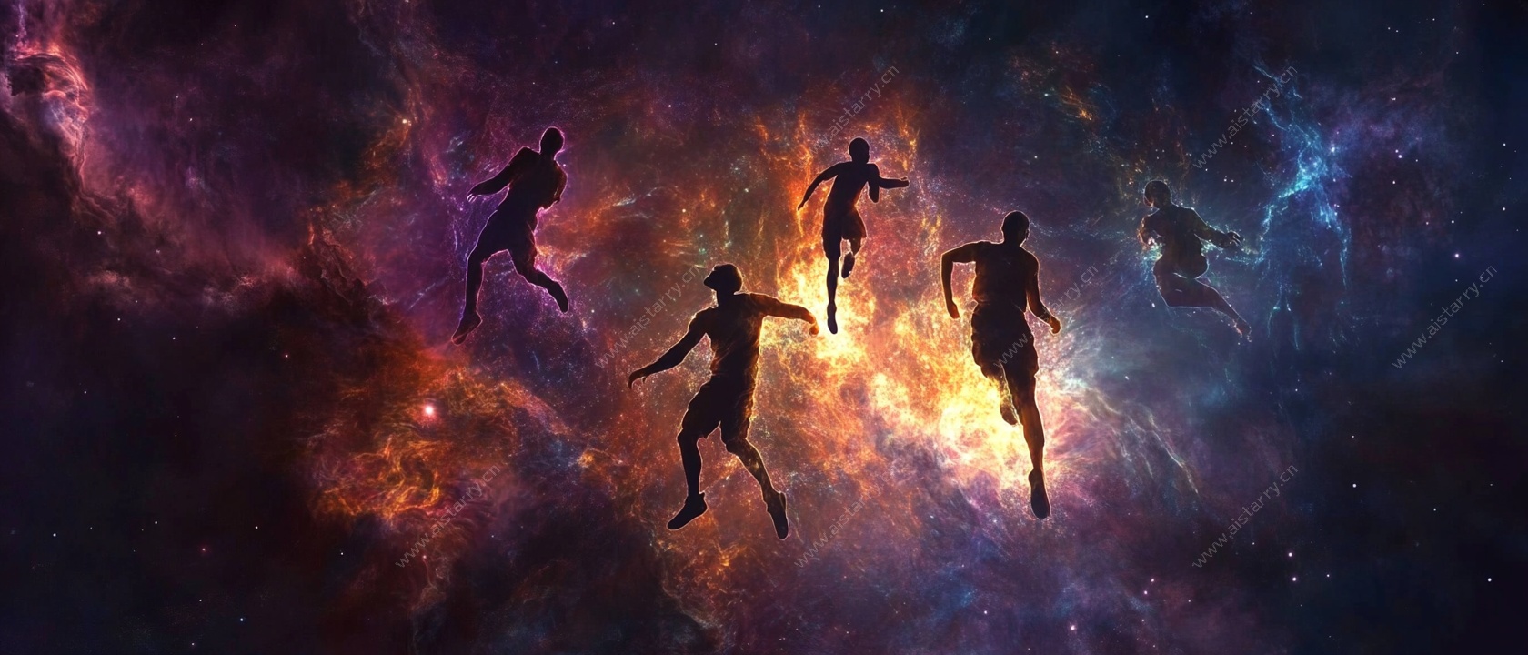 星空下的奔跑者