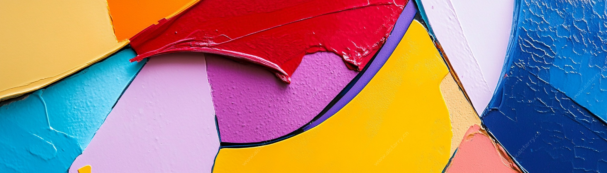 多彩碎裂色块纹理图案