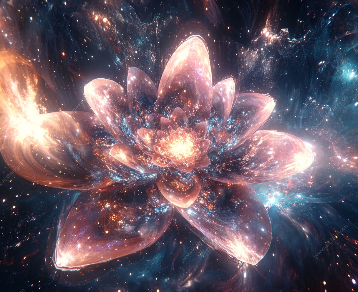 梦幻宇宙中的璀璨花朵