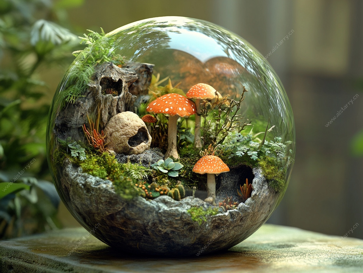 魔幻玻璃球微缩景观