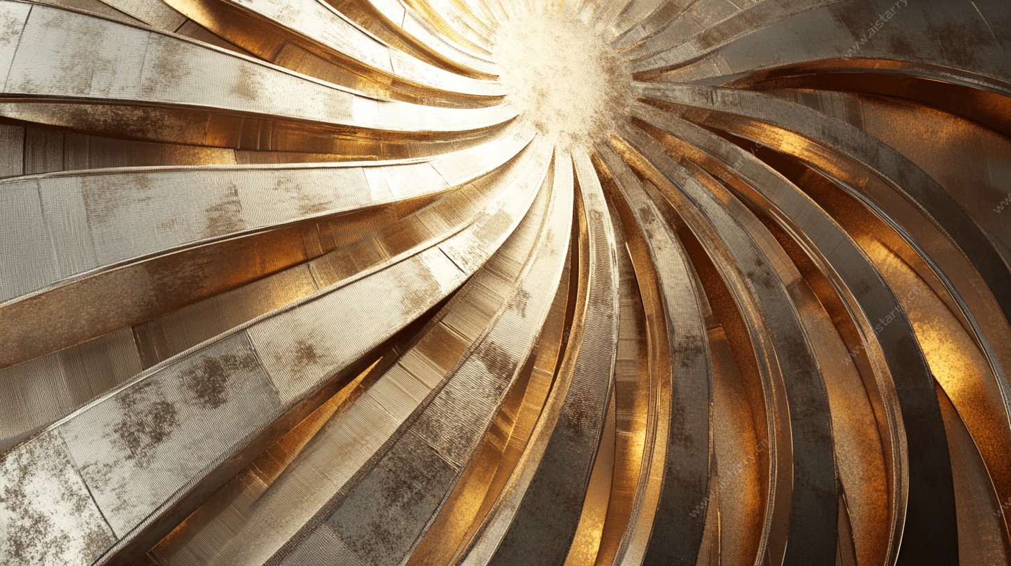 金属旋流结构背景图