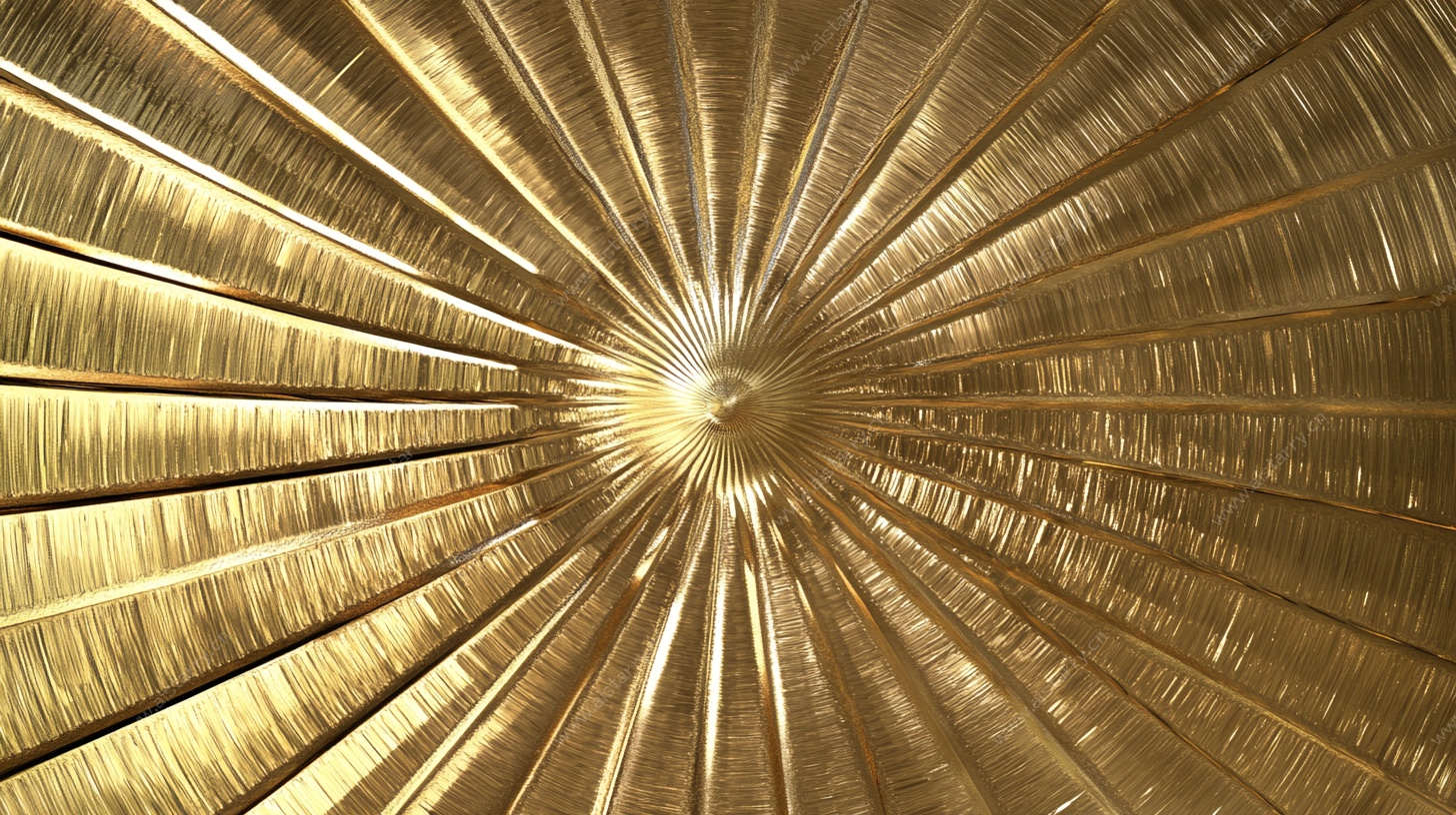 金色放射纹理背景图
