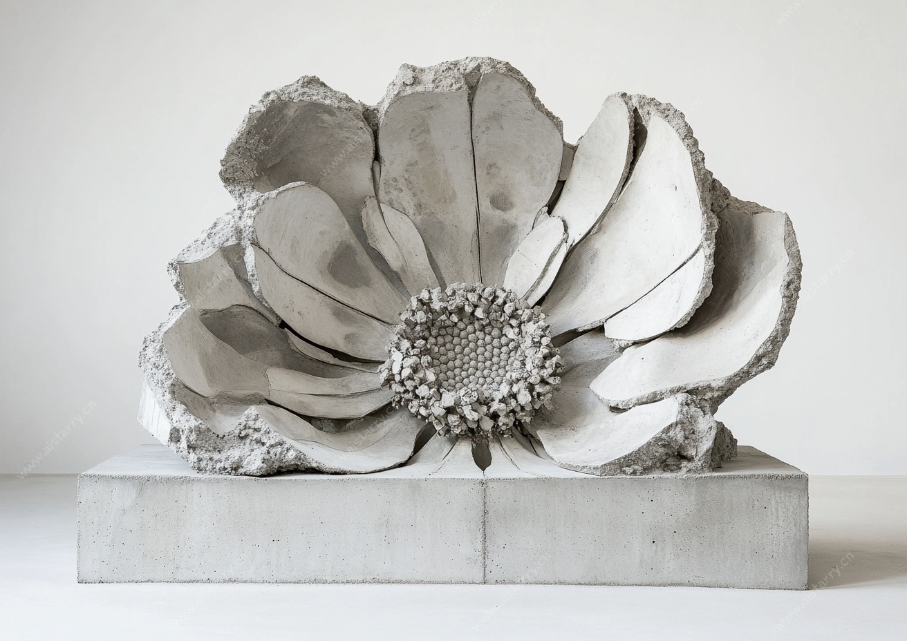 水泥花朵雕塑艺术品