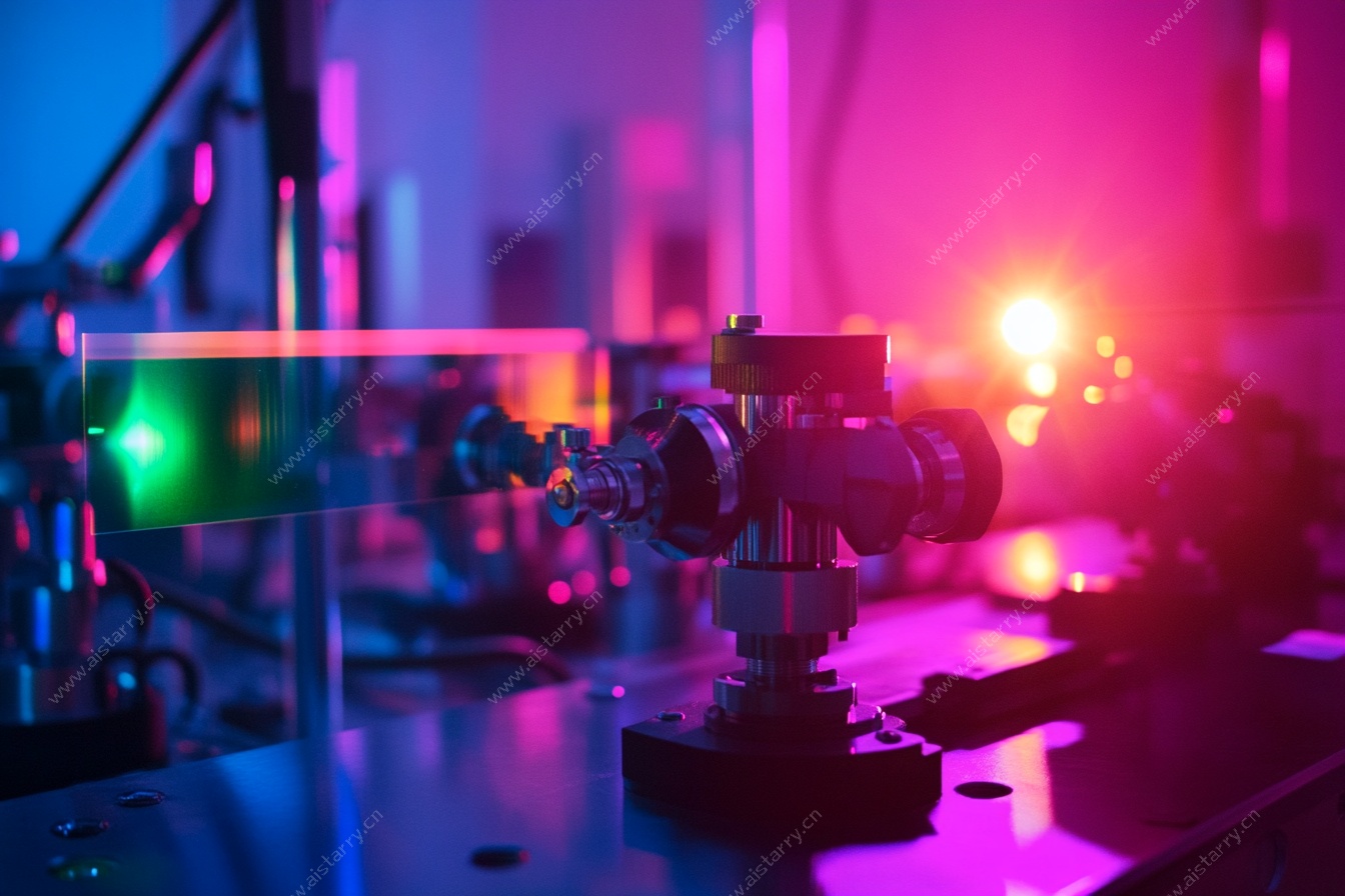 激光实验设备近景特写