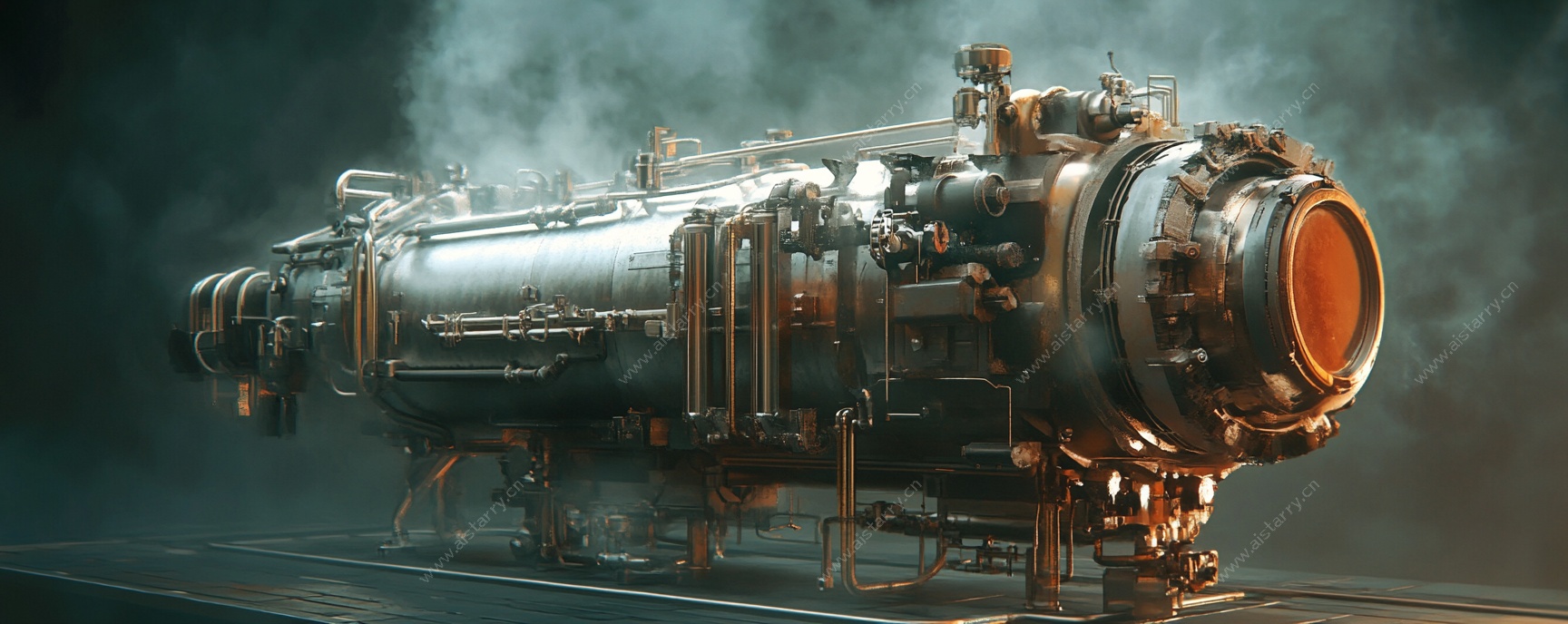 未来感科幻引擎装置