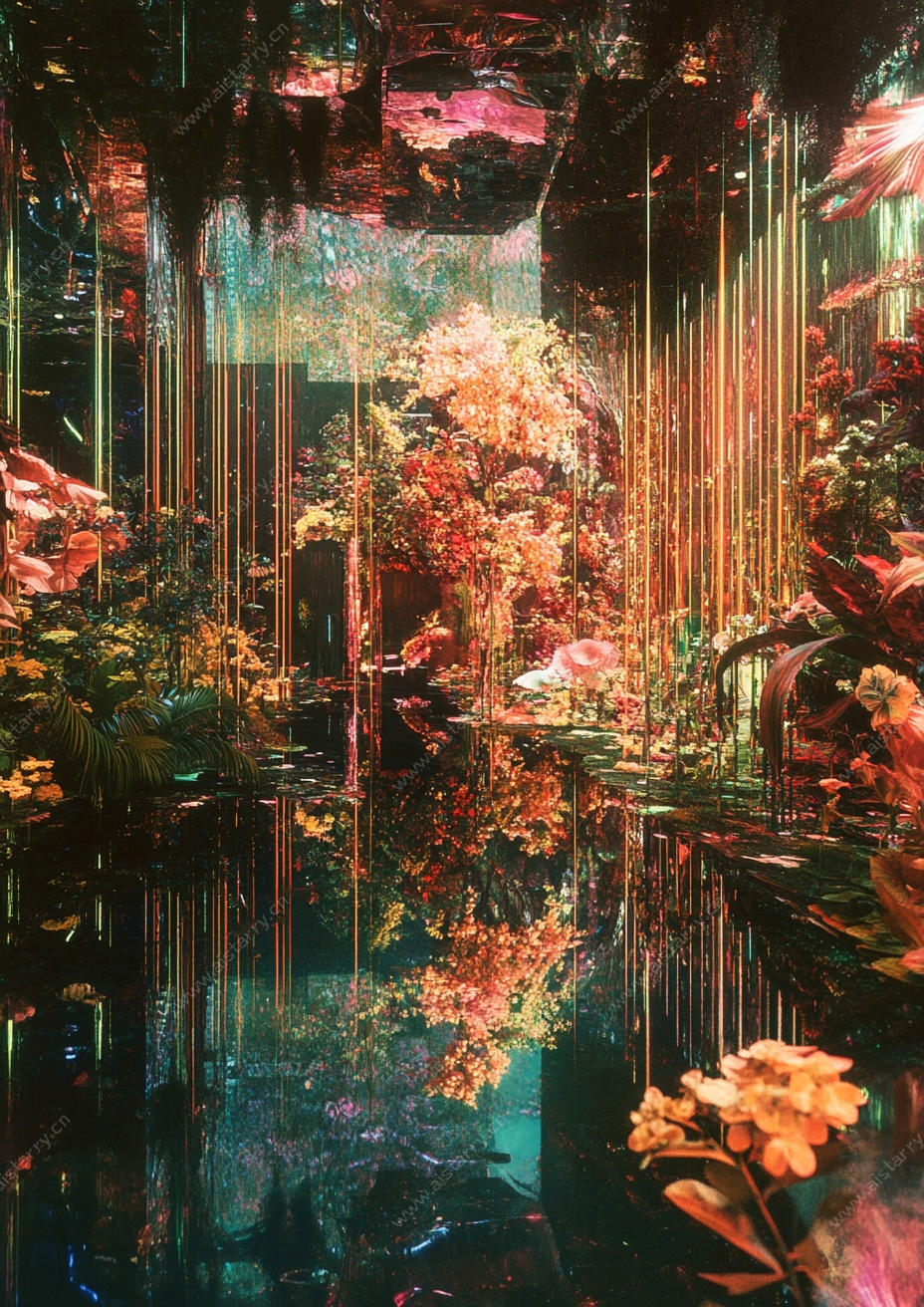 梦幻炫彩植物奇幻空间