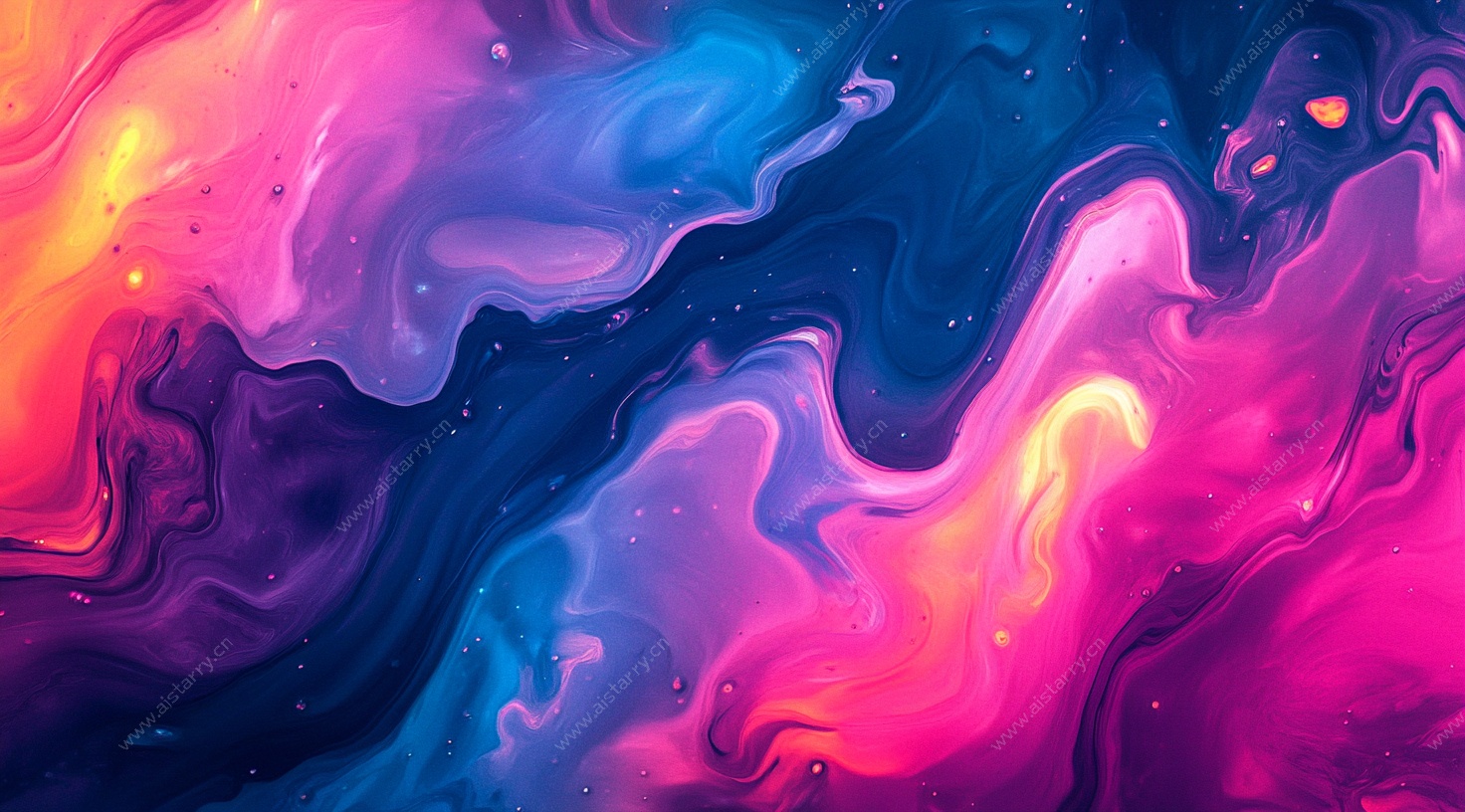 梦幻流体色彩背景图