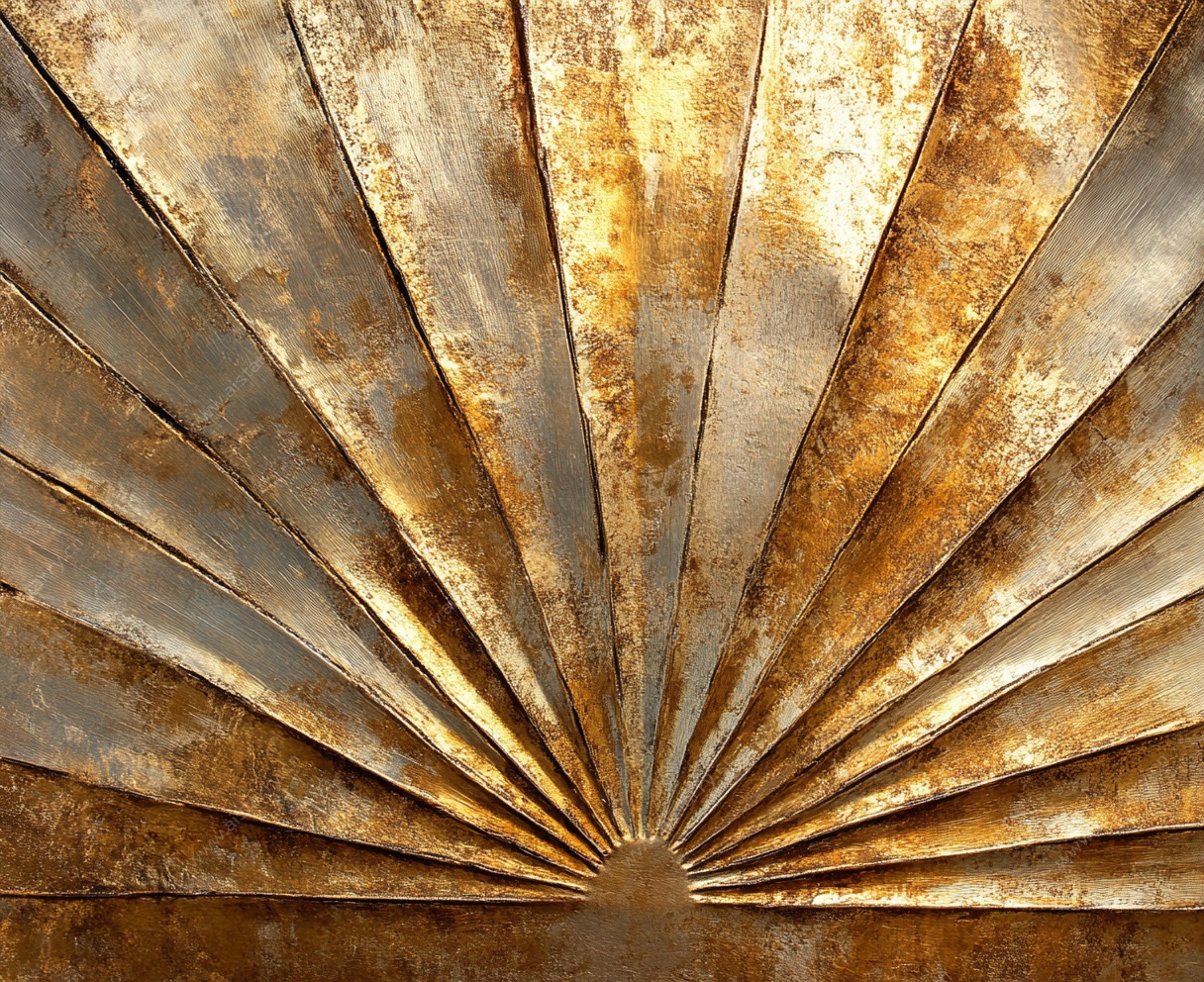 放射状锈蚀金属纹理背景