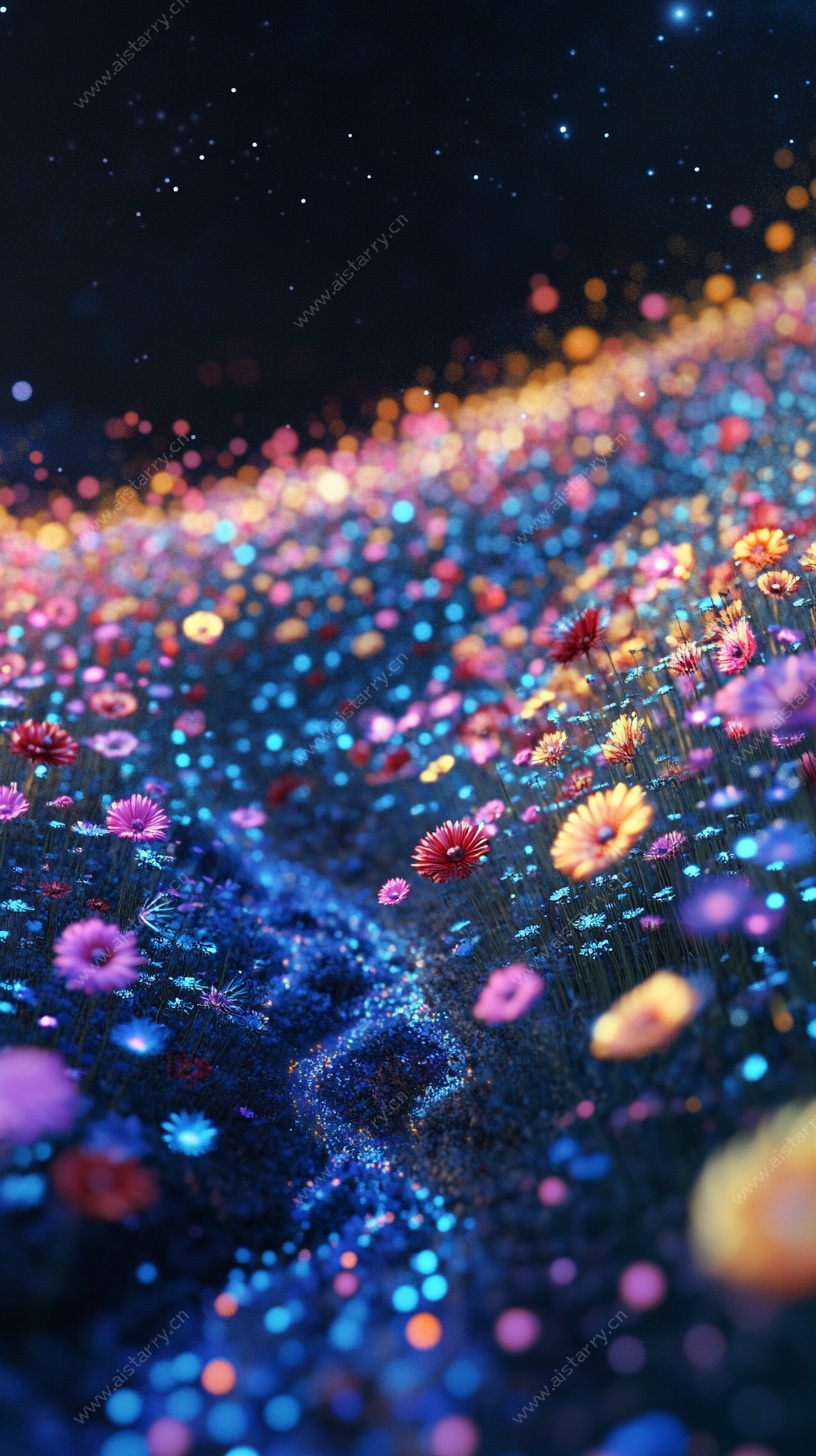 梦幻星际花海奇幻景观