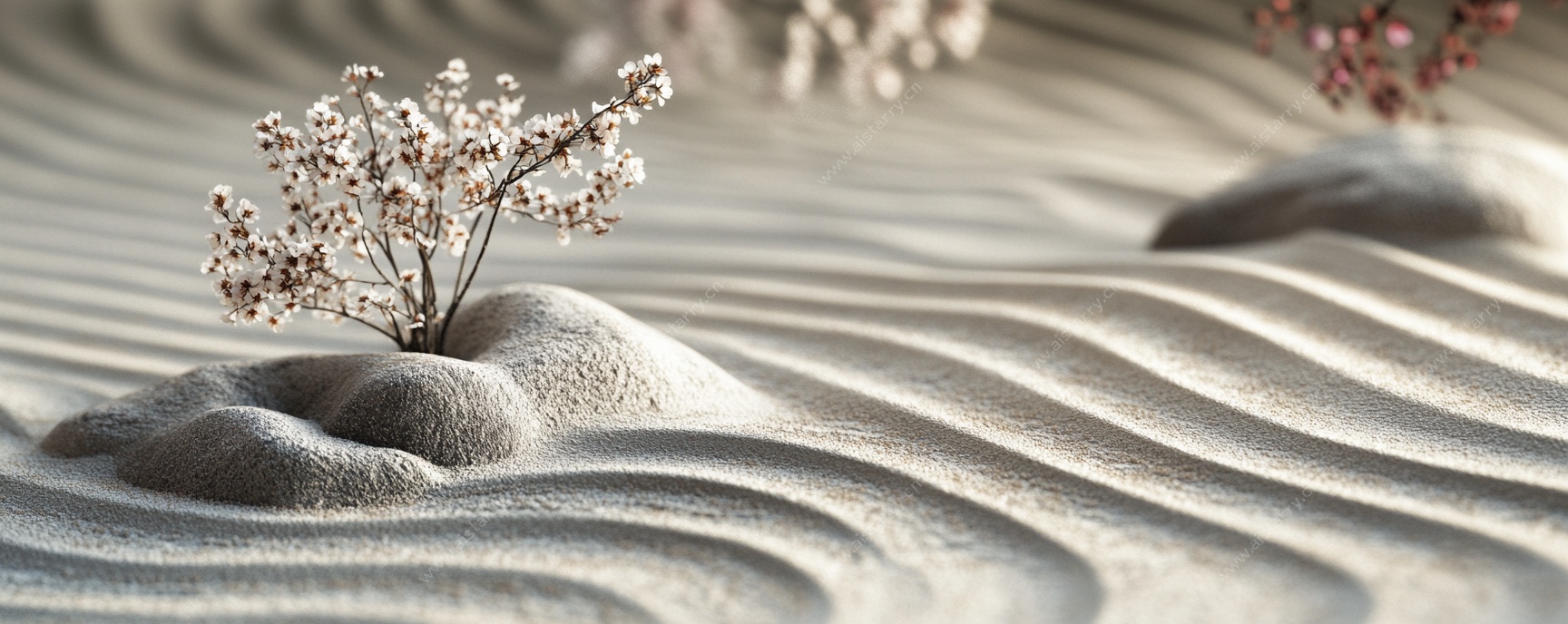 沙中植物景观图