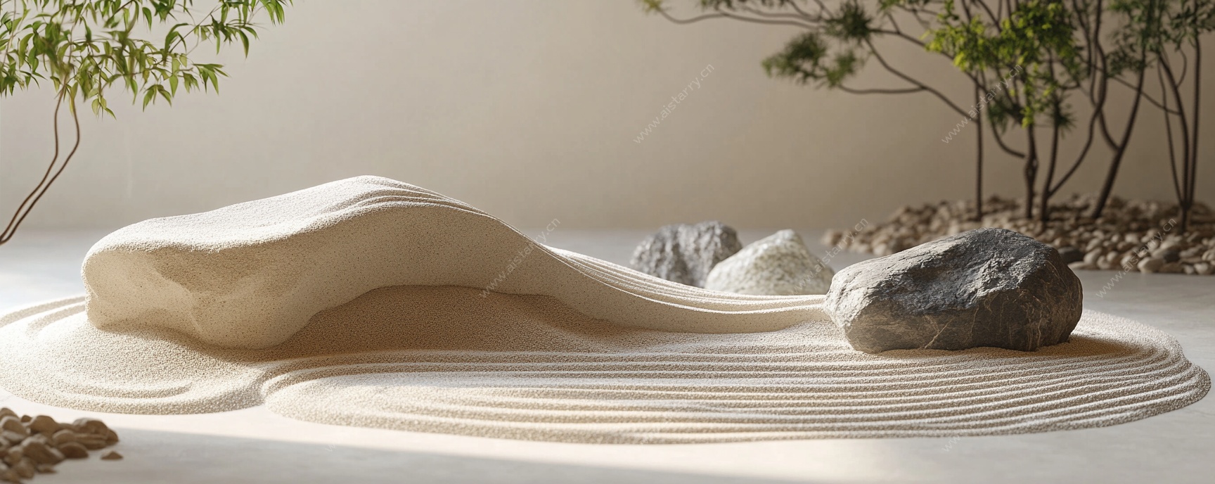 日式禅意景观石组