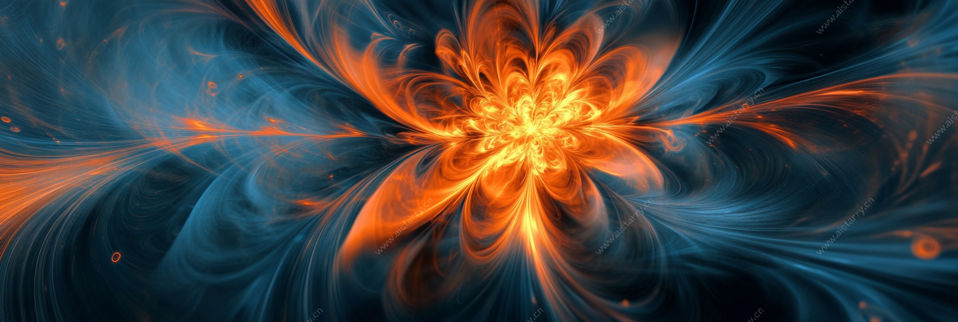 绚丽梦幻分形艺术图案