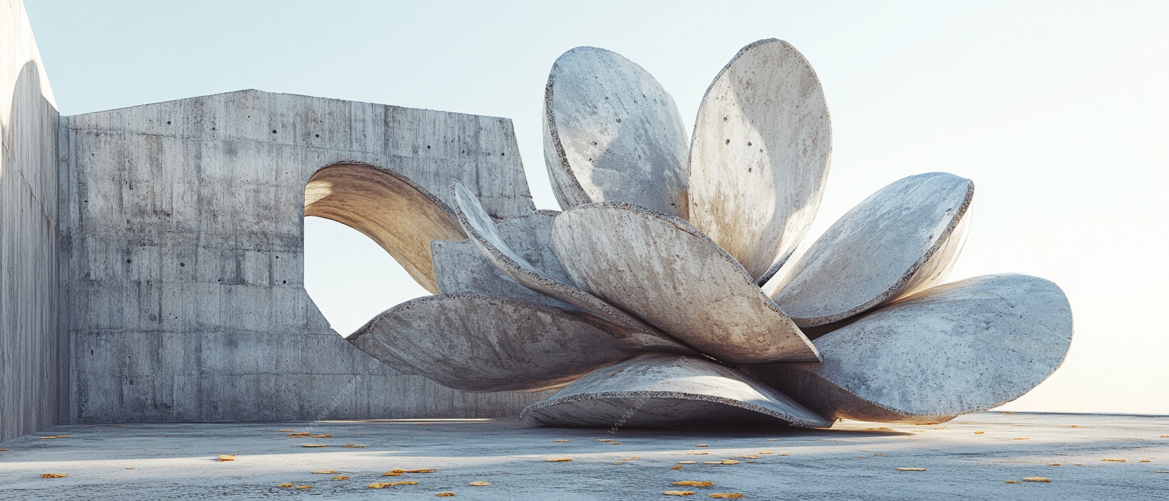 金属花朵雕塑现代艺术景观