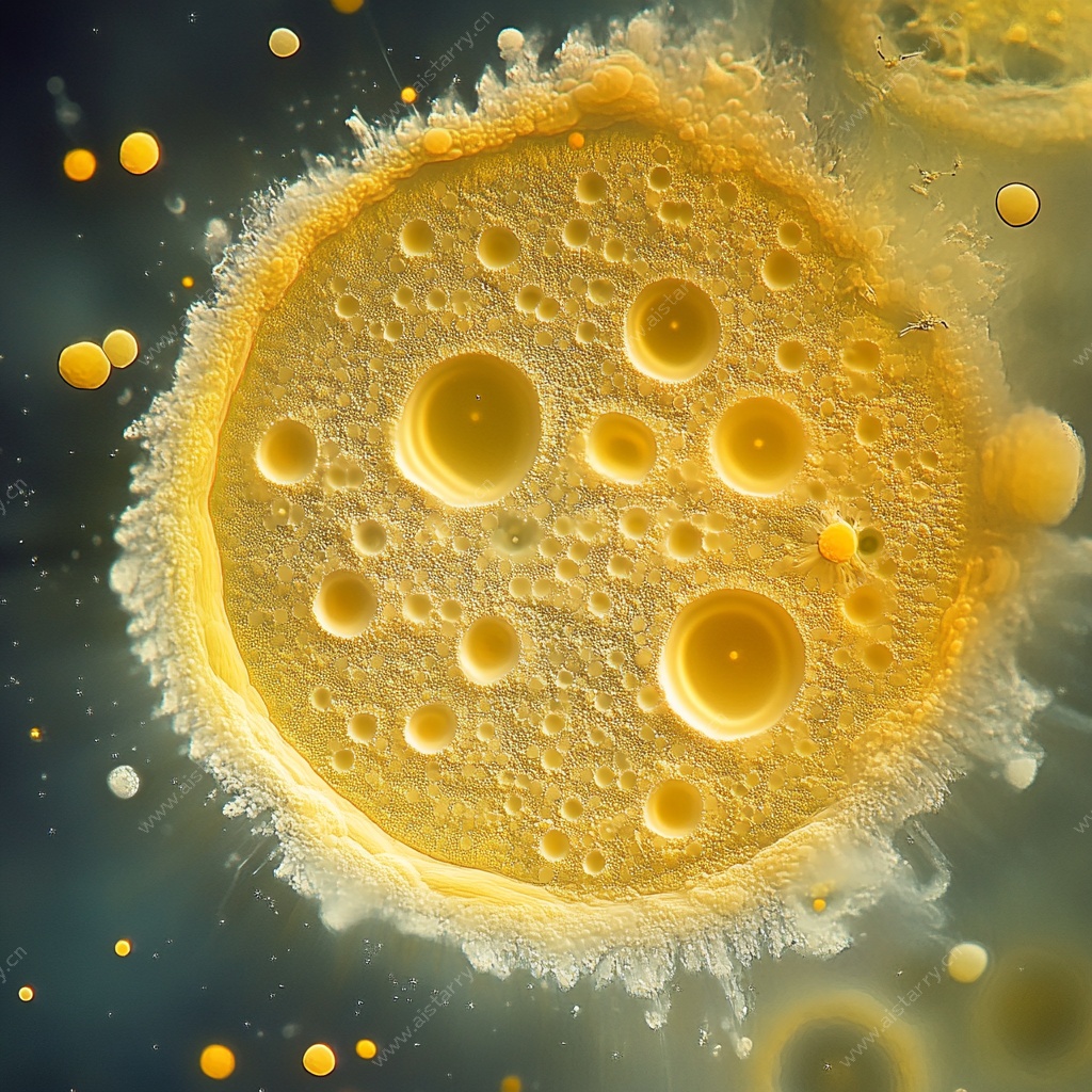 微观细胞结构特写图