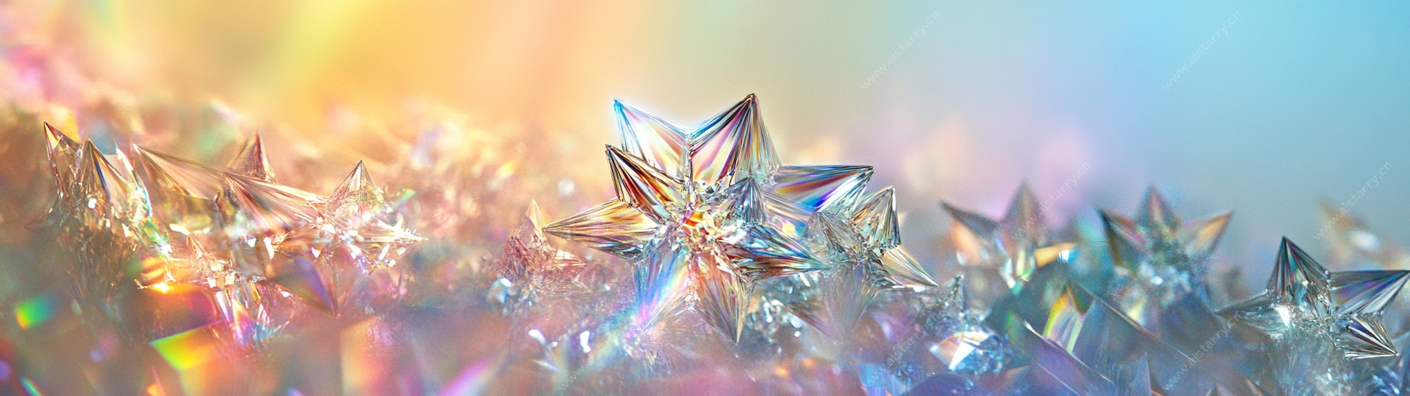 梦幻水晶星星装饰图