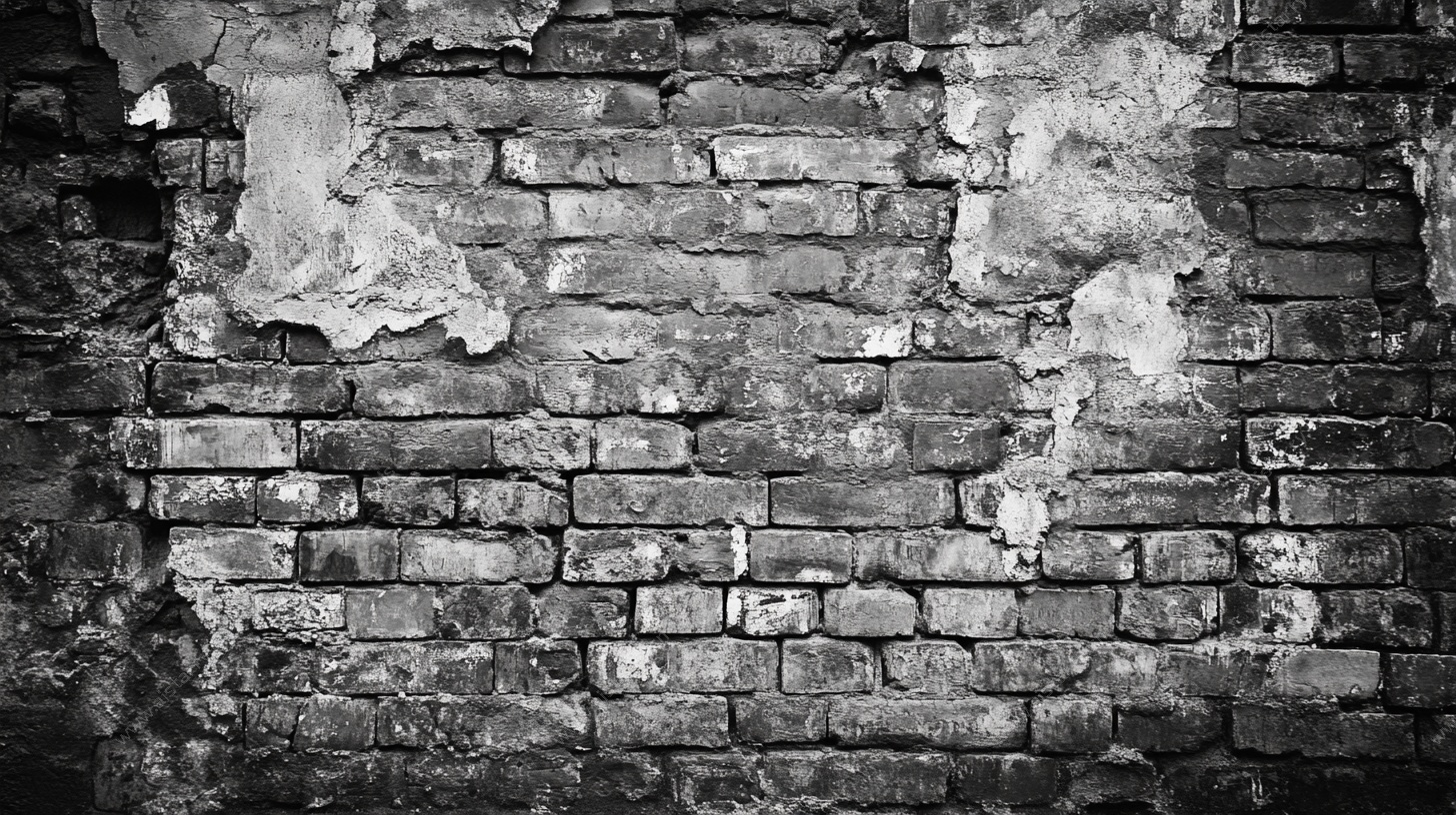 斑驳砖墙背景图