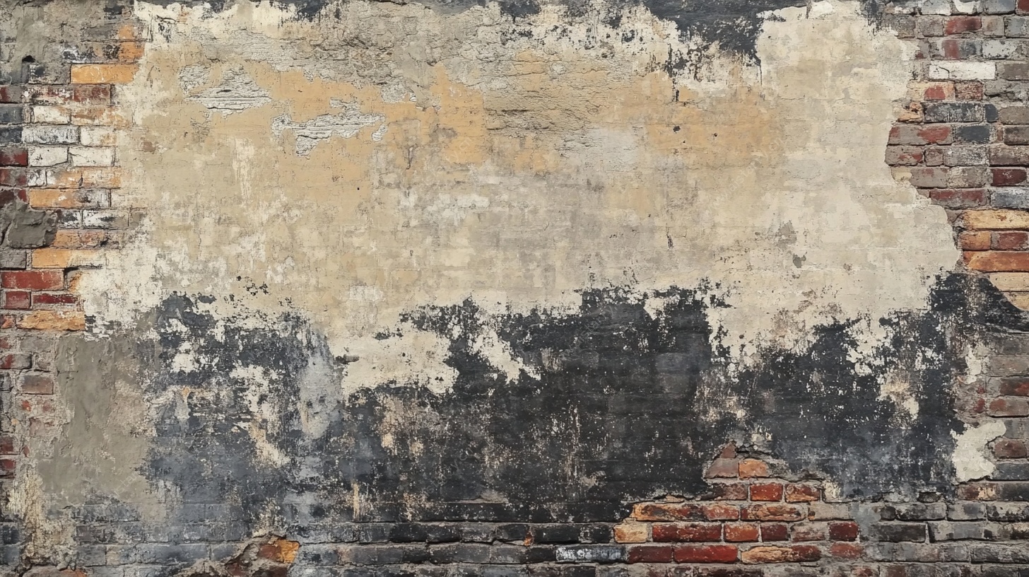 斑驳老旧砖墙纹理背景