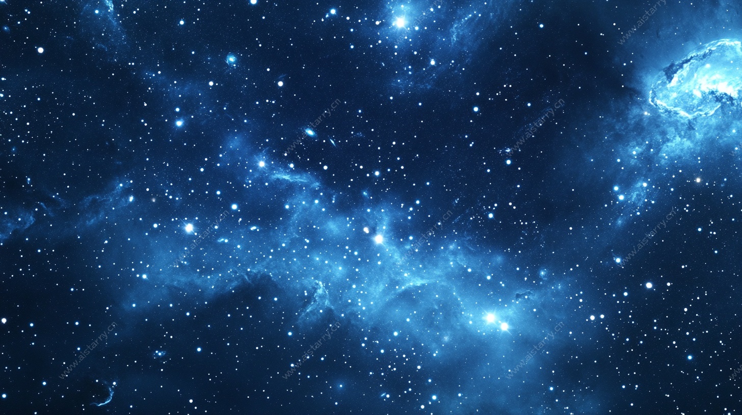 梦幻深邃星空背景图
