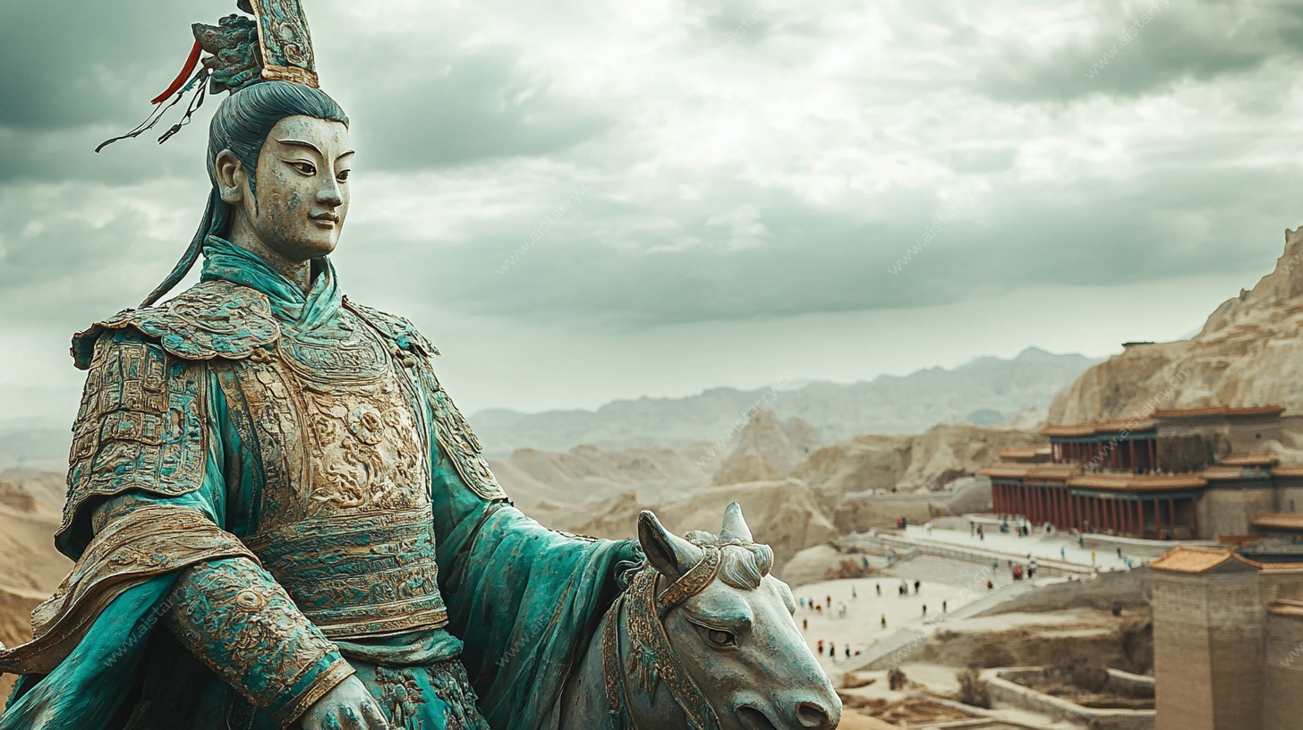 古代将军骑马图