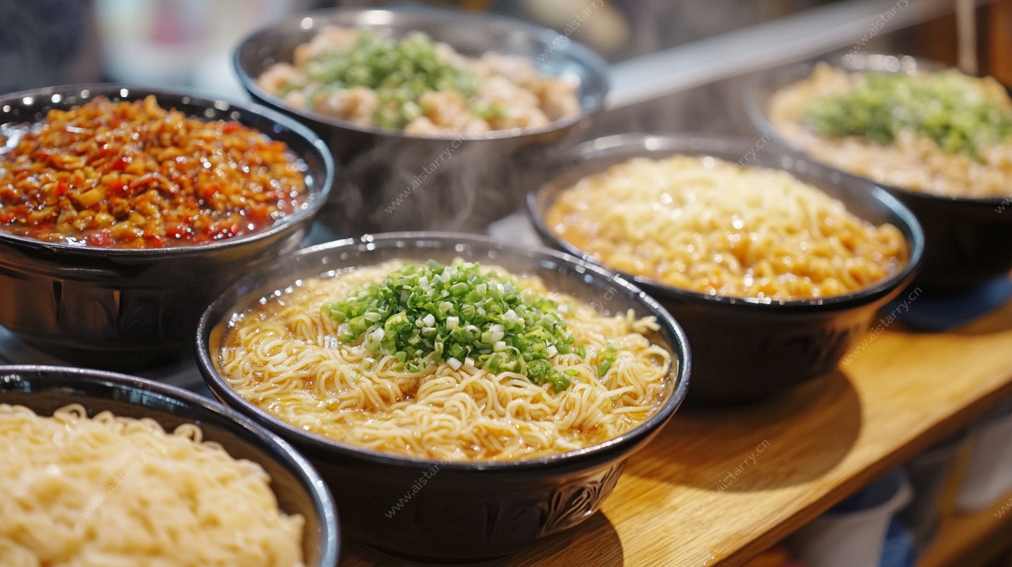 各式美味面条诱人展示