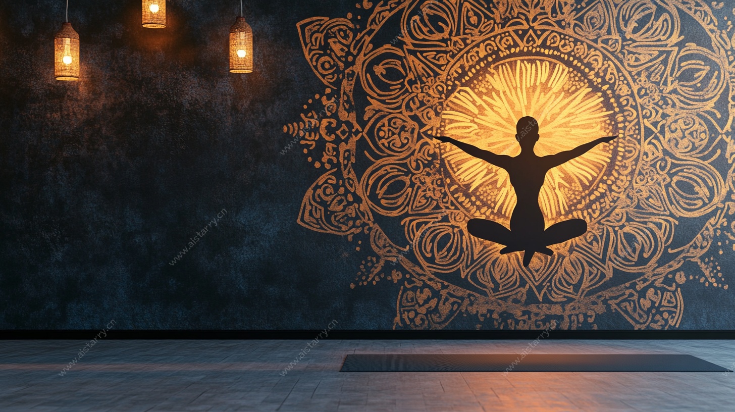 冥想瑜伽场景 神秘氛围感