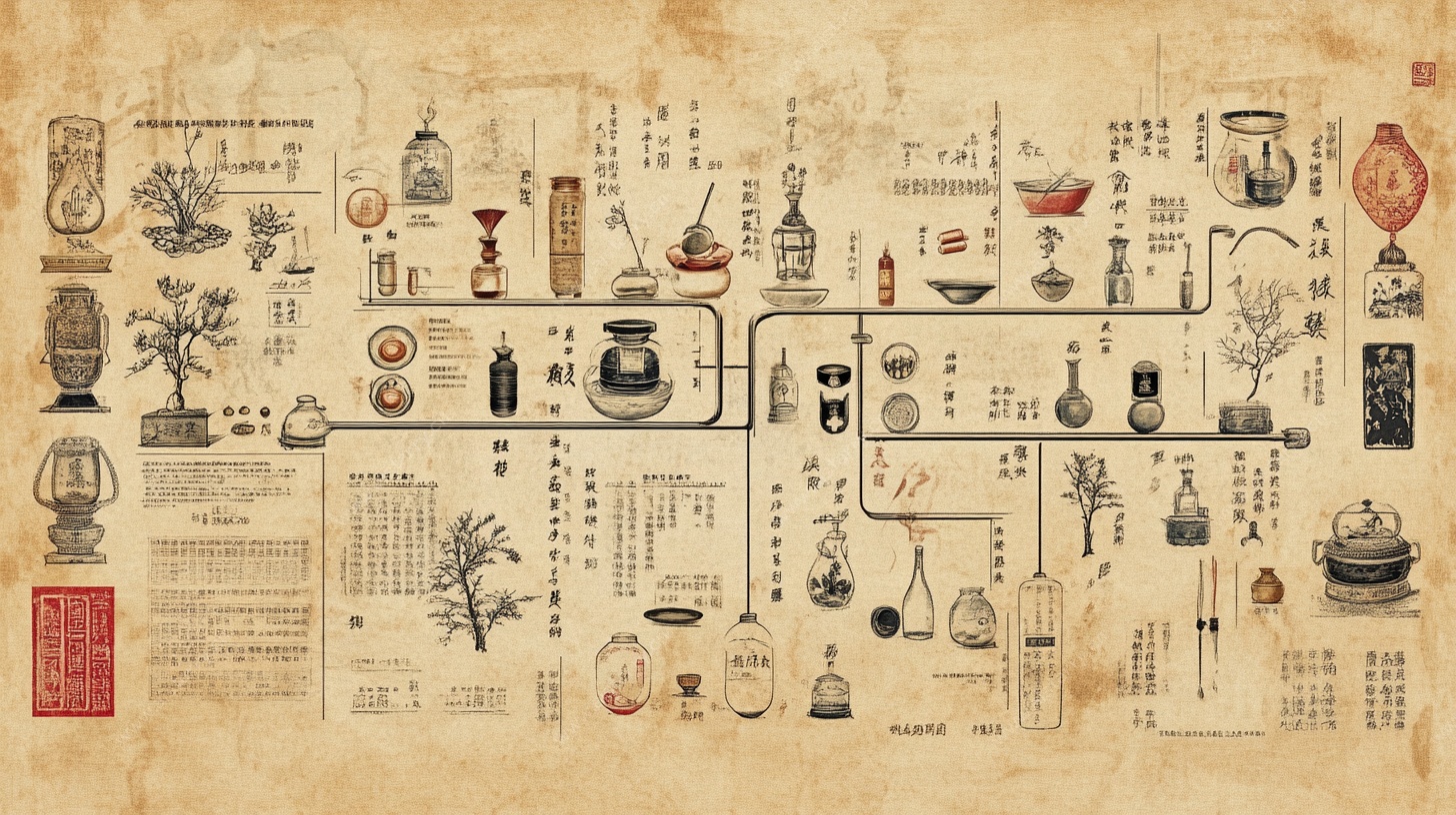 古风传统香道器具图谱