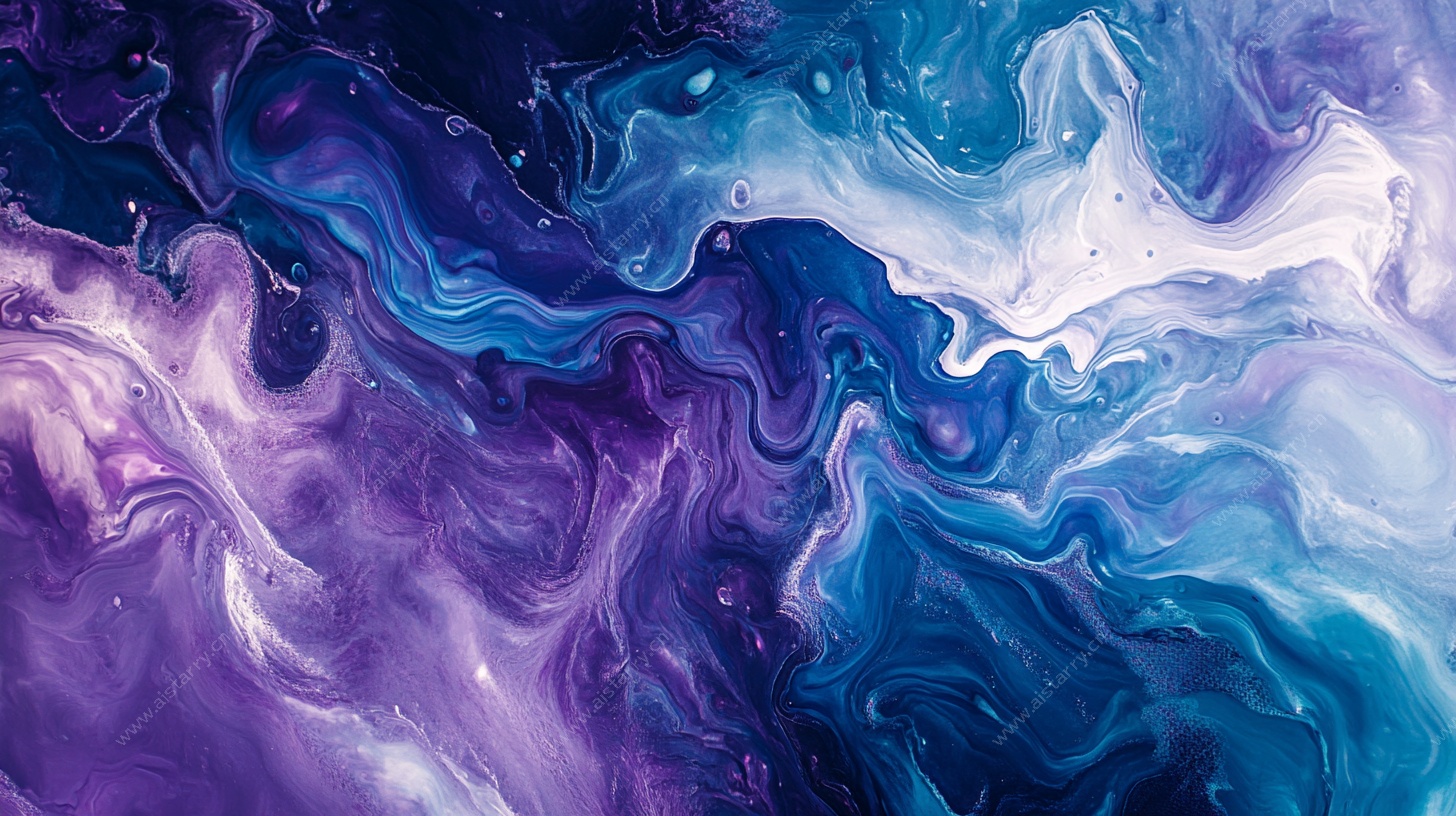 梦幻流体色彩艺术画面