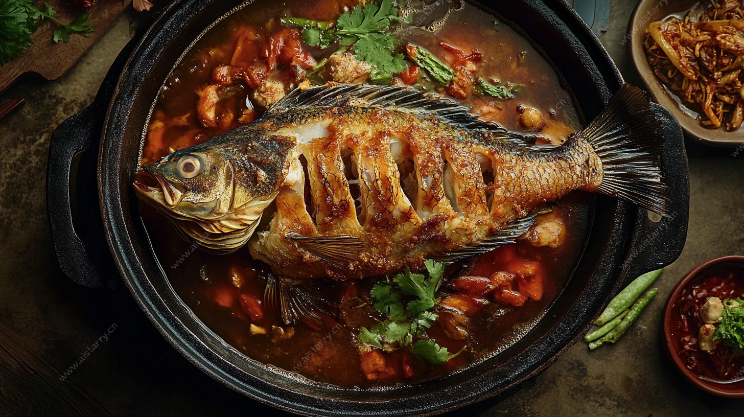 砂锅炖鱼 鲜香诱人