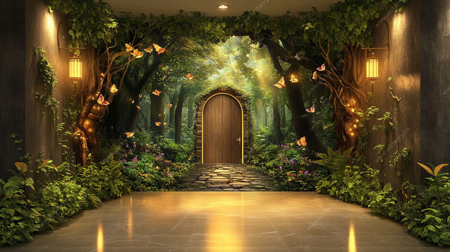 梦幻森林玄关入口场景