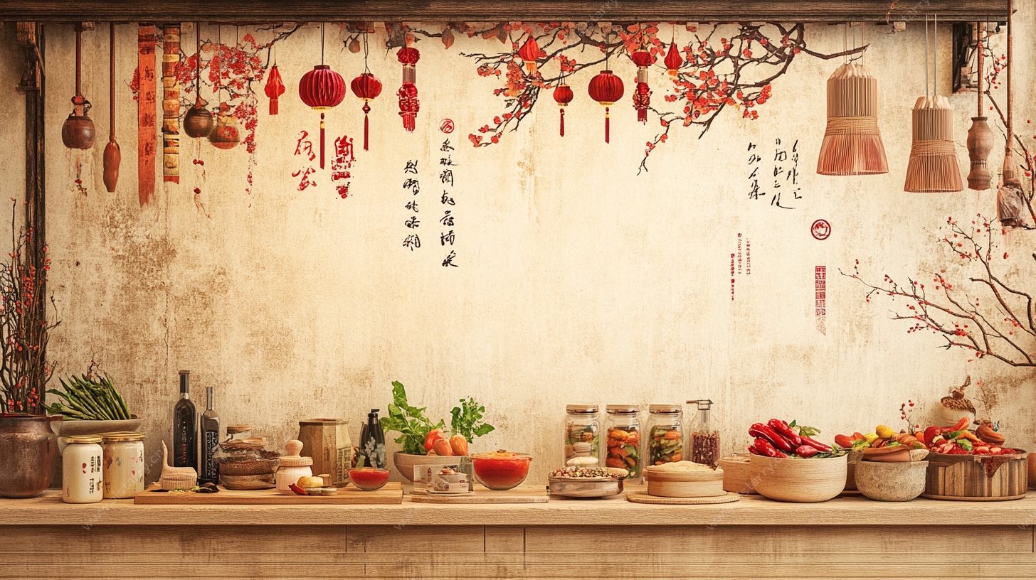 中式厨房装饰 传统氛围浓