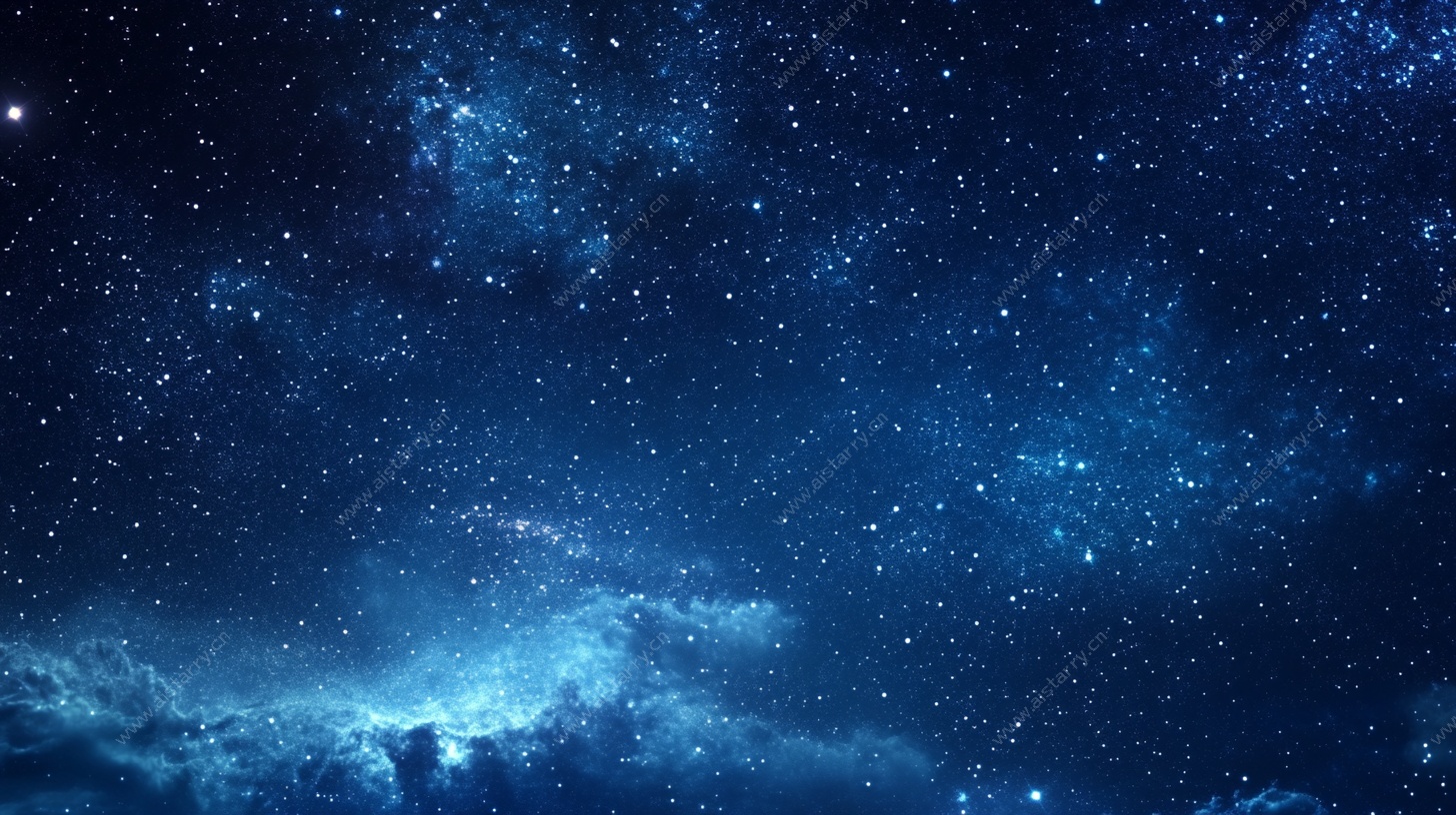 梦幻星空夜景图