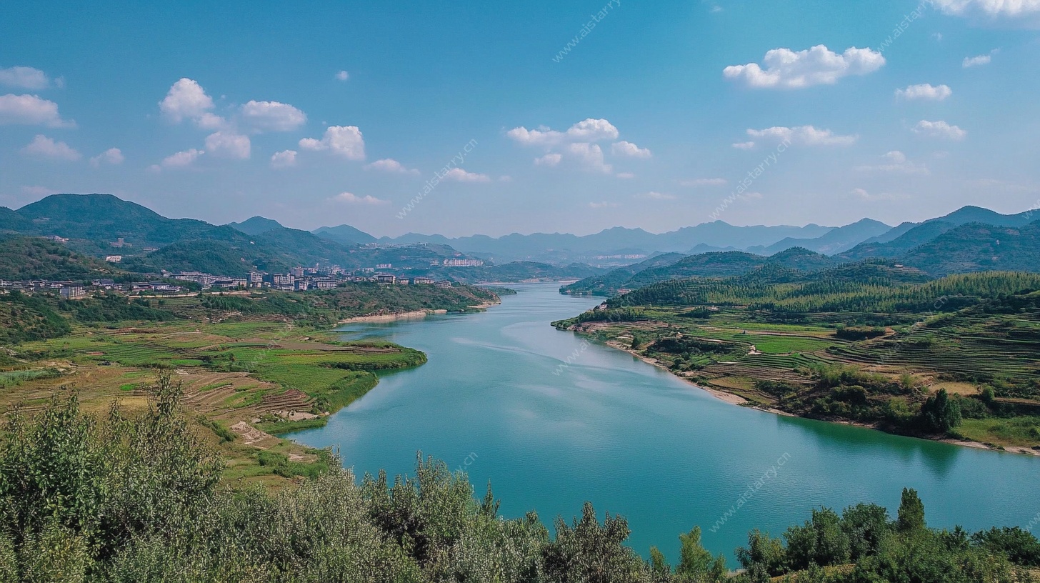 青山绿水间的美丽江河