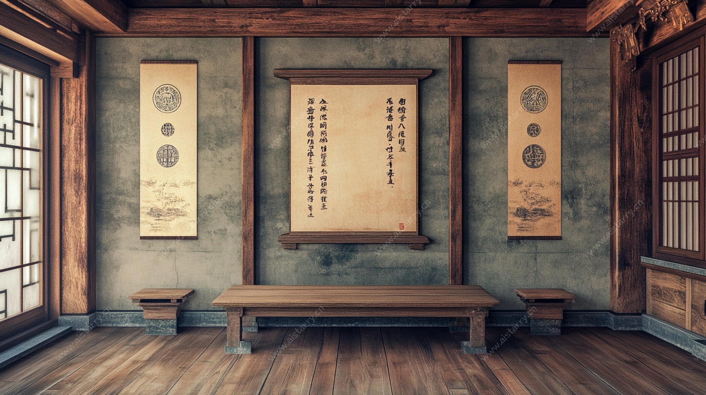 中式古风室内 古朴雅致空间