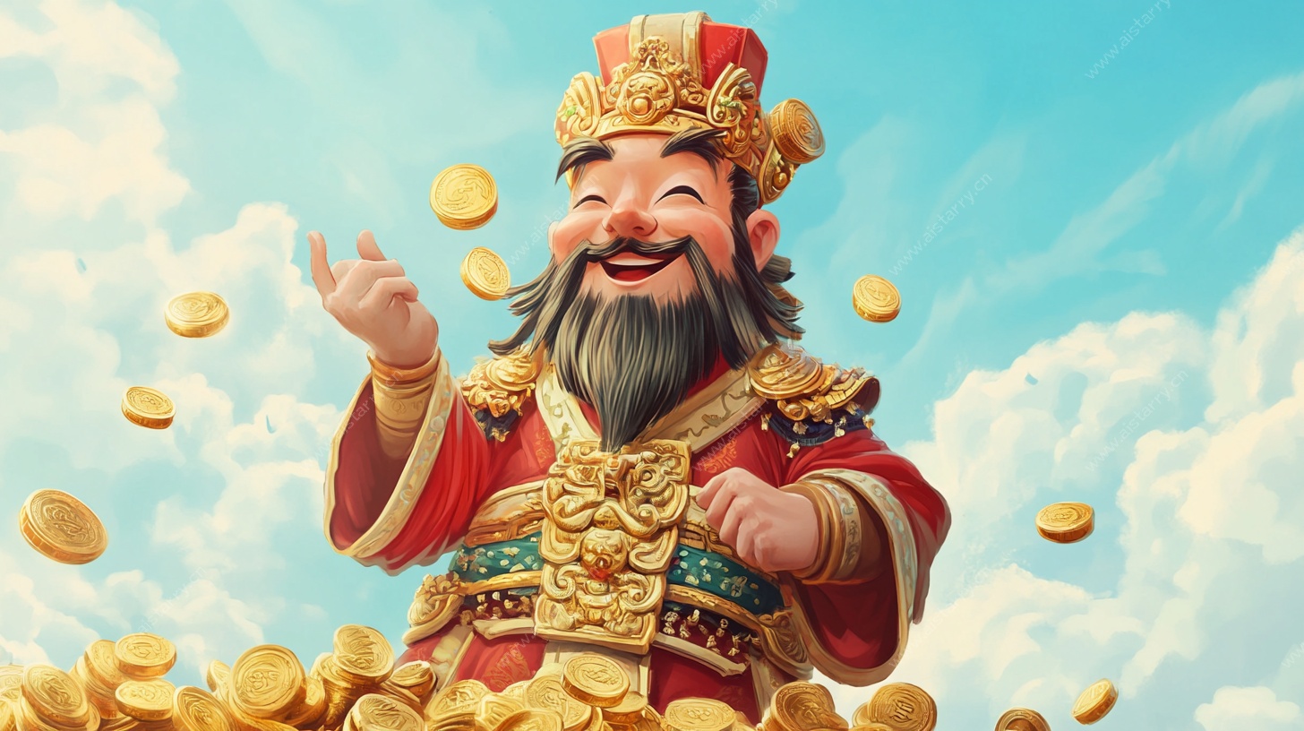 财神撒金币 好运来