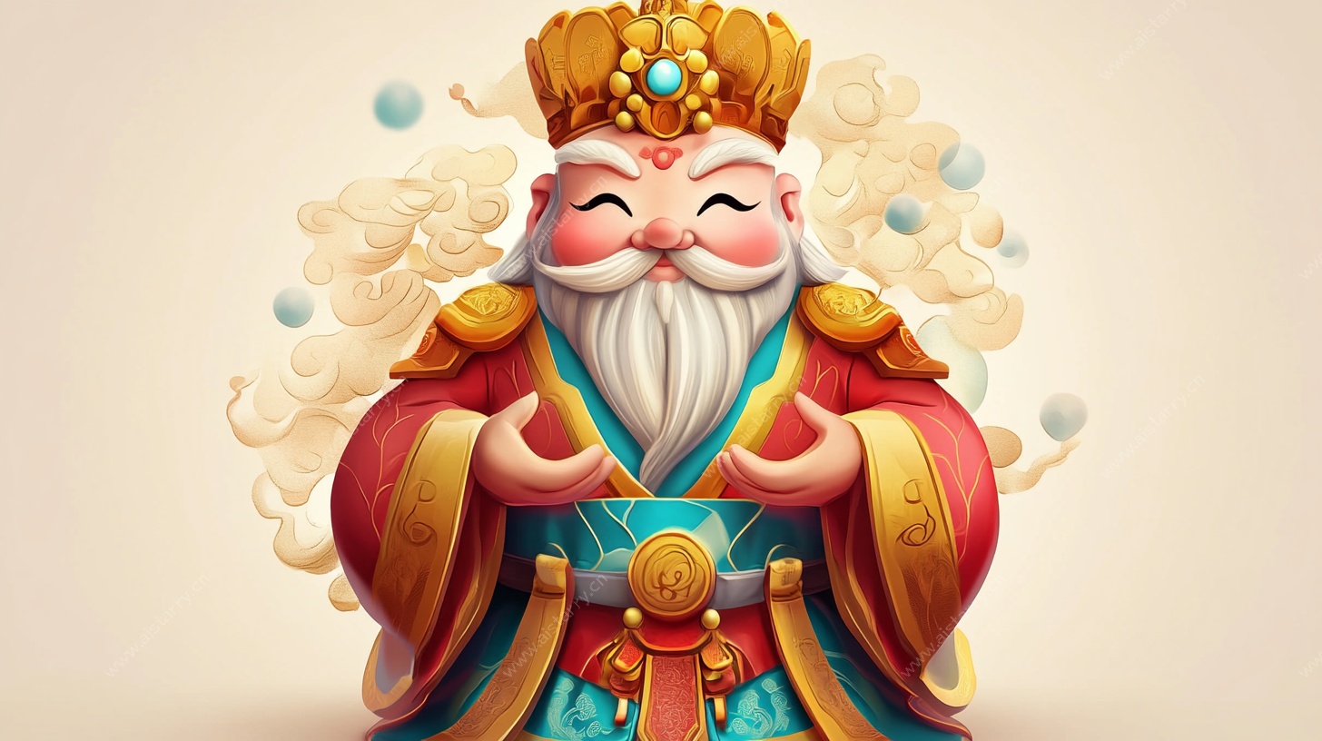 财神爷卡通形象