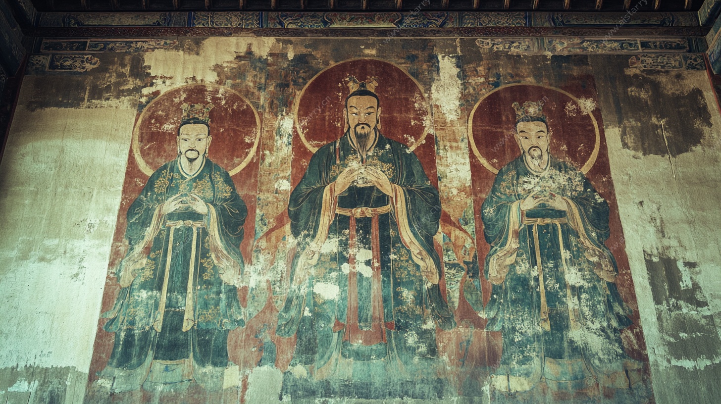 古代道教人物壁画