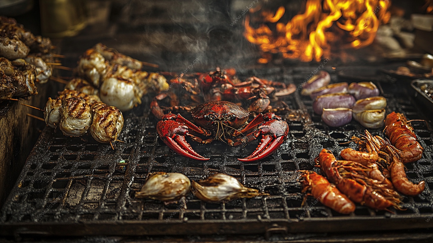 炭烤海鲜盛宴