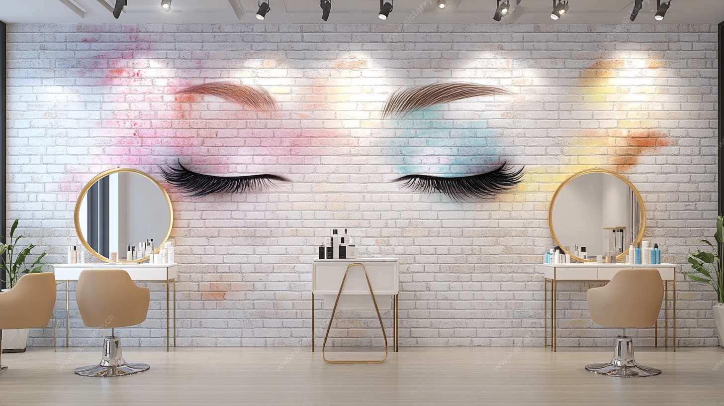 梦幻眼妆主题美甲美睫店