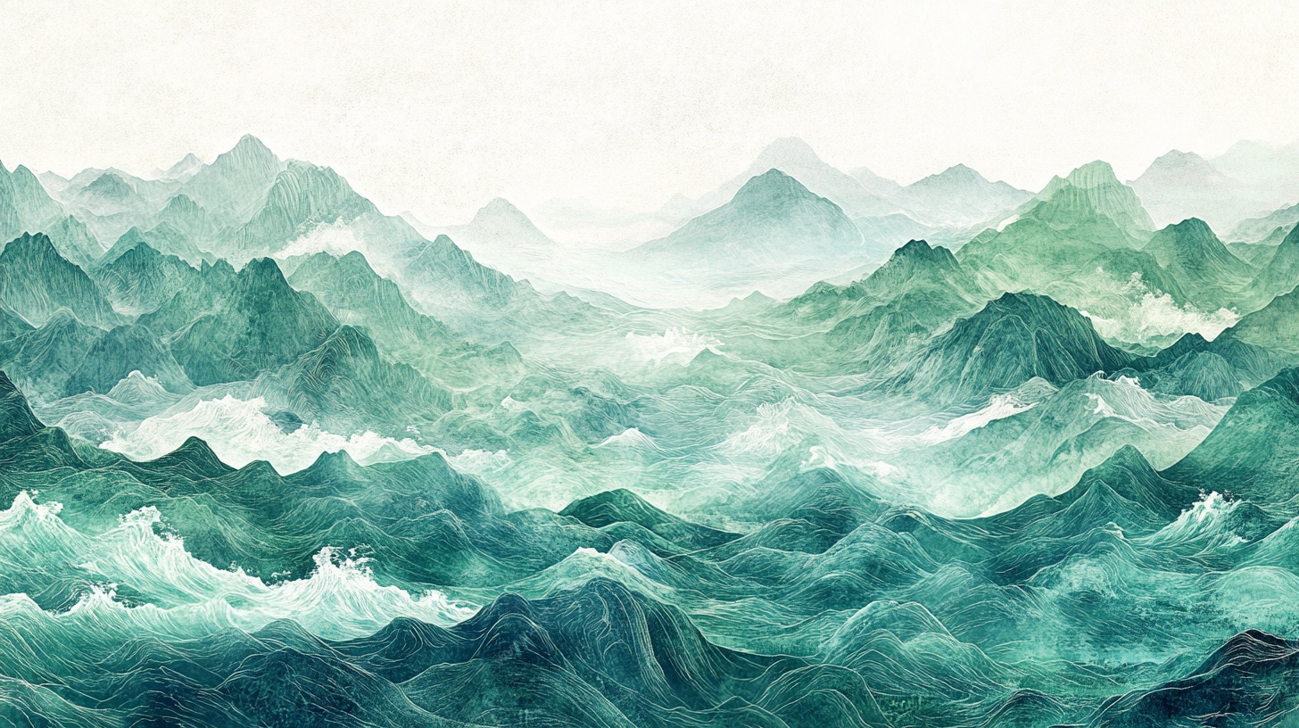 水墨山水意境图