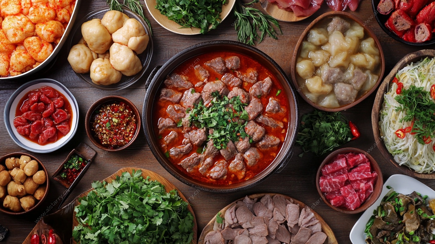 丰盛火锅食材大集合