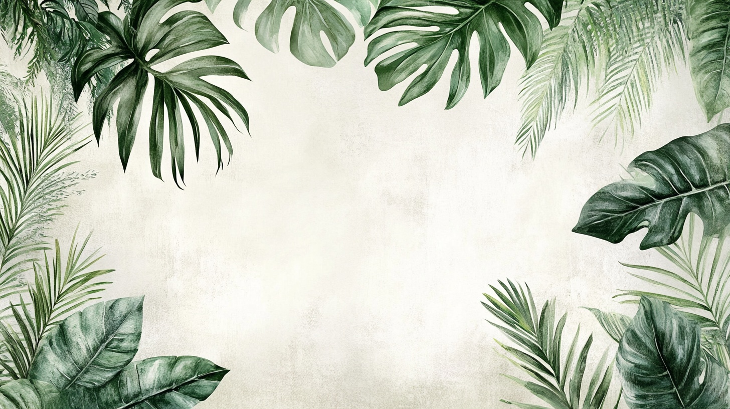 热带植物背景图