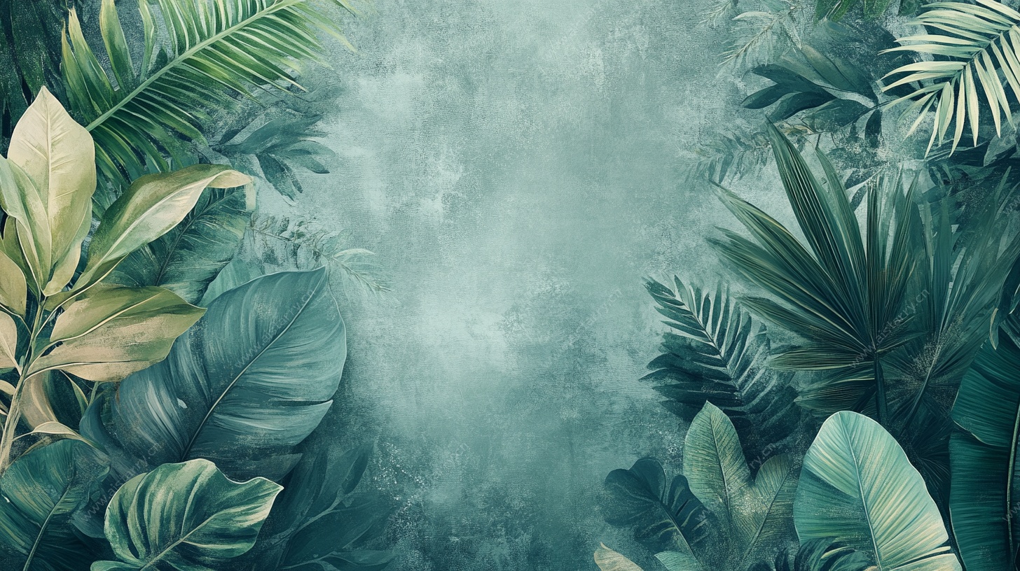 热带植物背景图