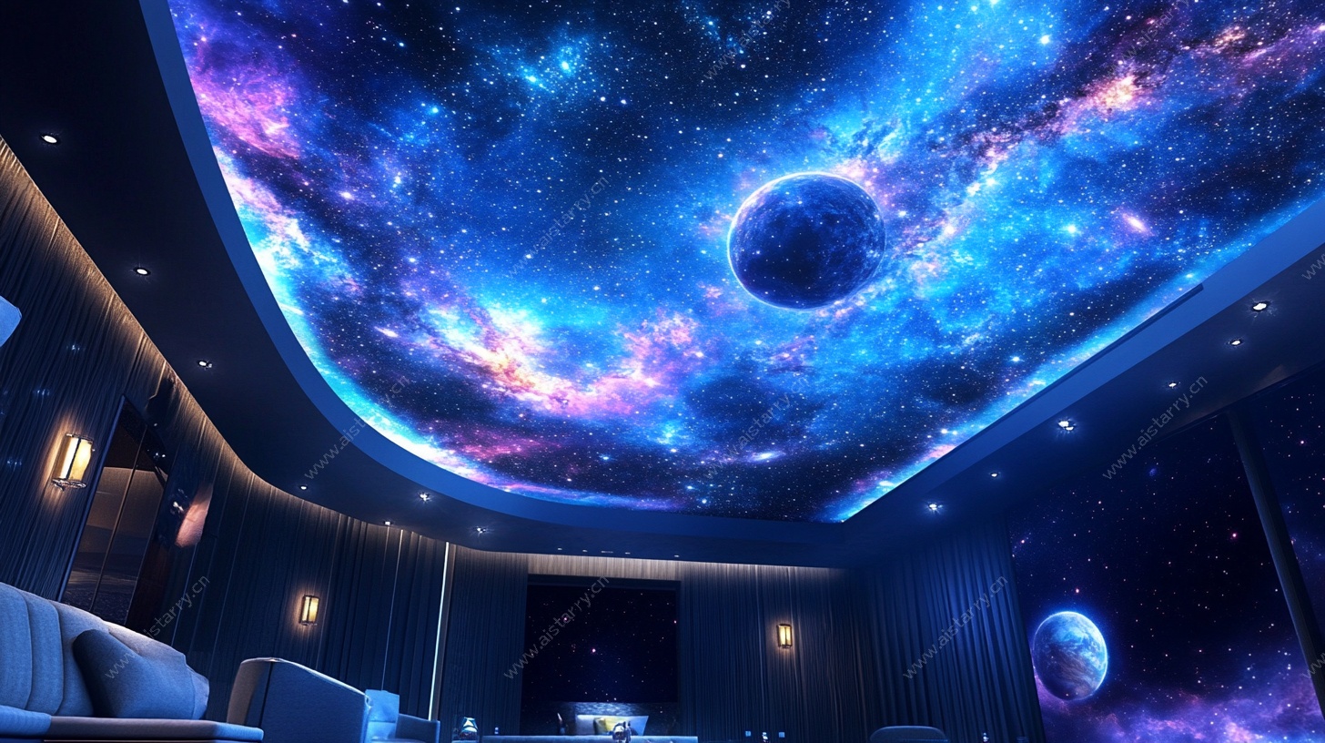 梦幻星空主题影音室