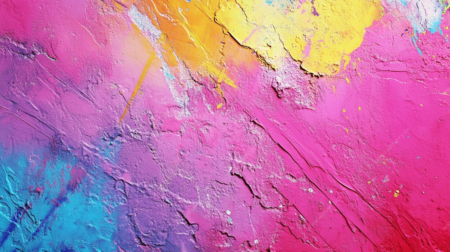 绚丽多彩的抽象纹理墙面