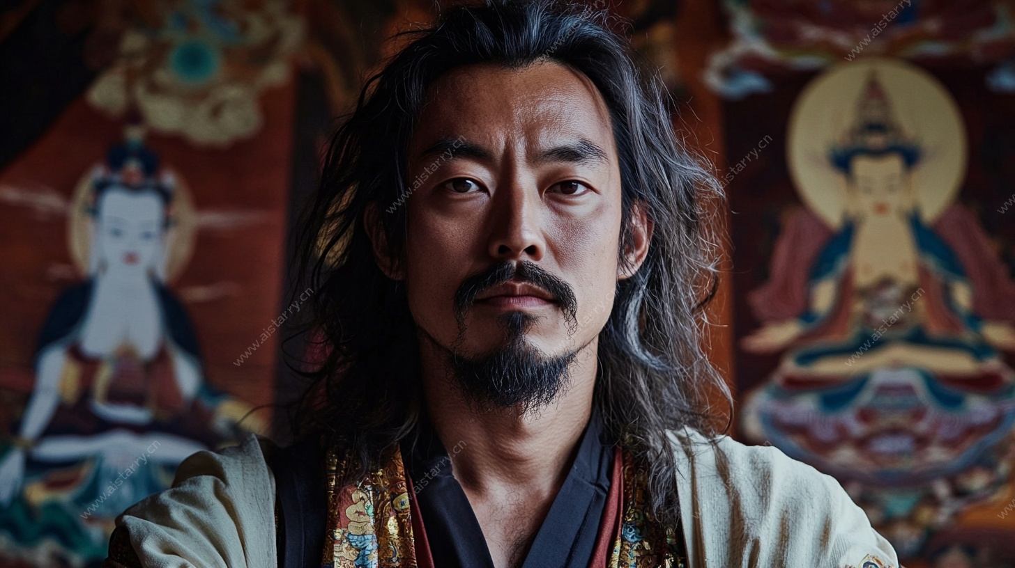 藏地修行者肖像